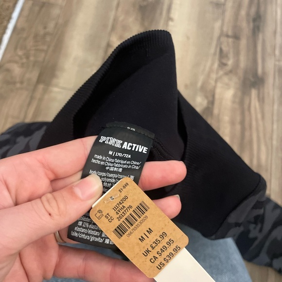 NWT PINK scrunch leggings - Picture 2 of 3